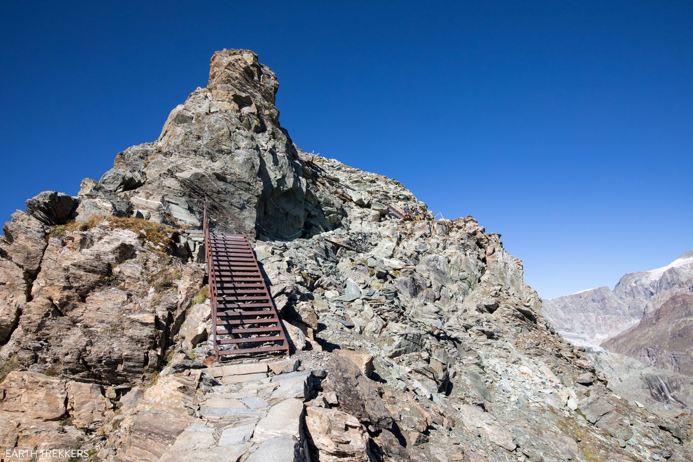 Hornlihutte Hike Steps Photo