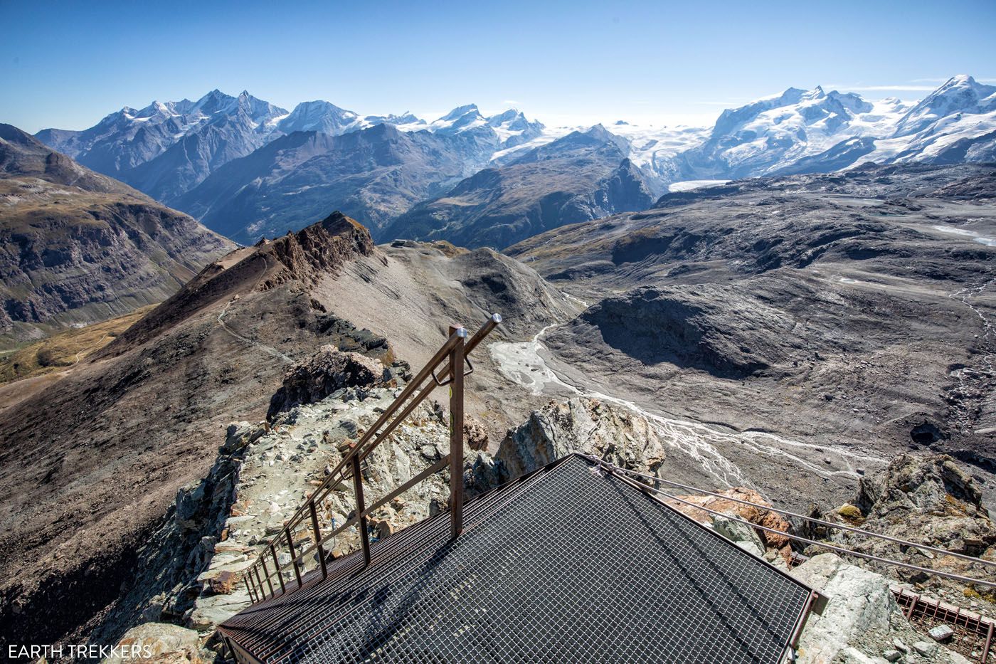 Hornlihutte Stairs Photo