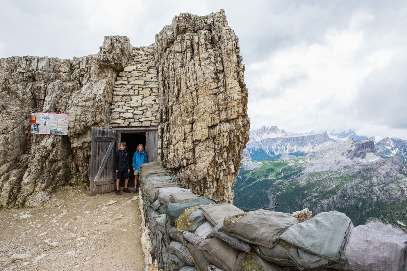 Lagazuoi Tunnels Hike