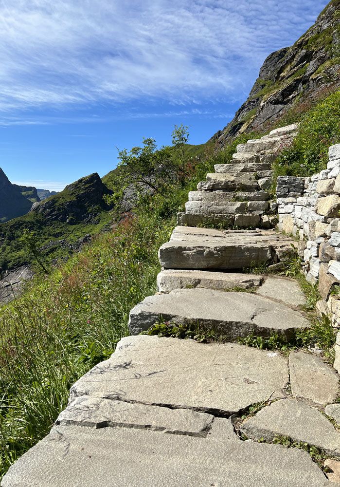 Reinebringen Hike Stairs