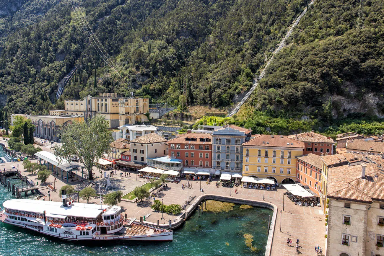 Riva del Garda from Torre Apponale