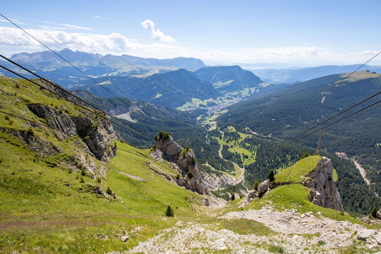 Seceda Cable Car View | How to visit Seceda