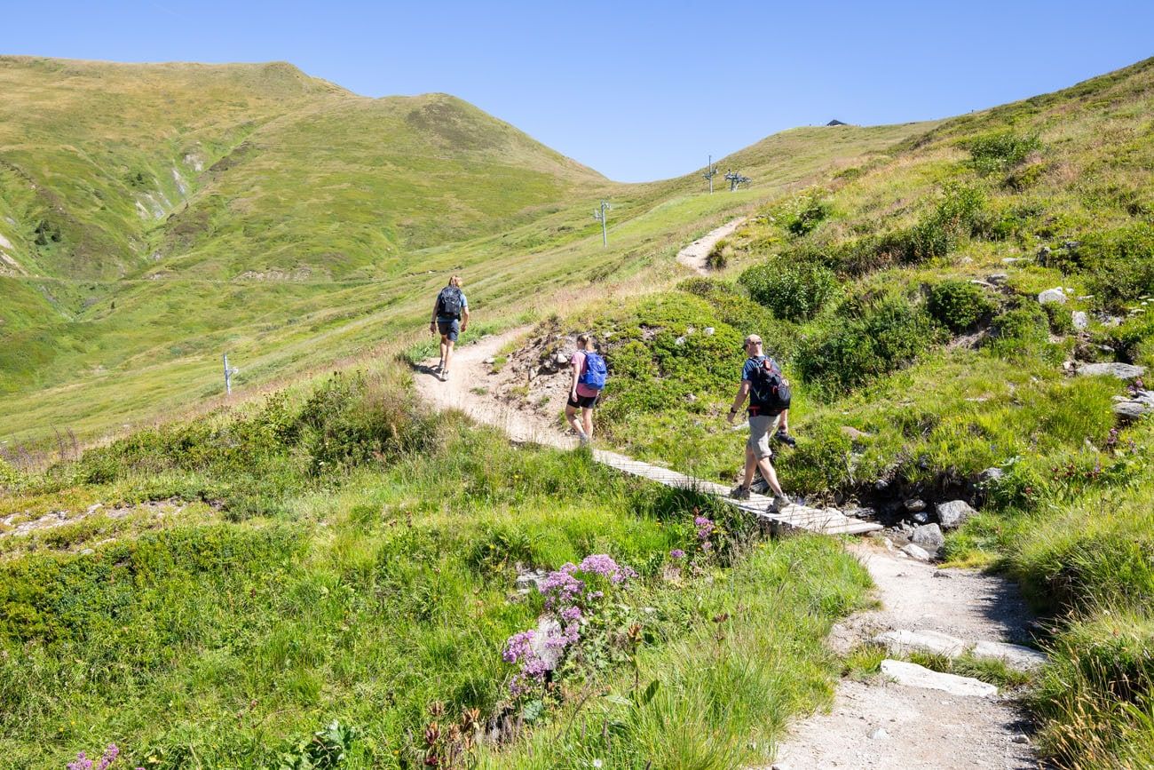 To Col de Balme