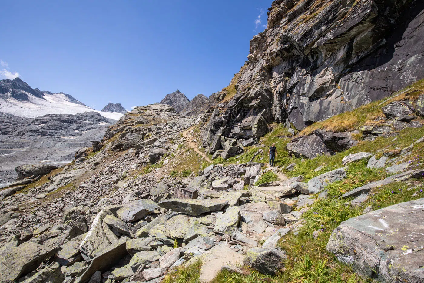 Trail Down from Col de Prafleurie
