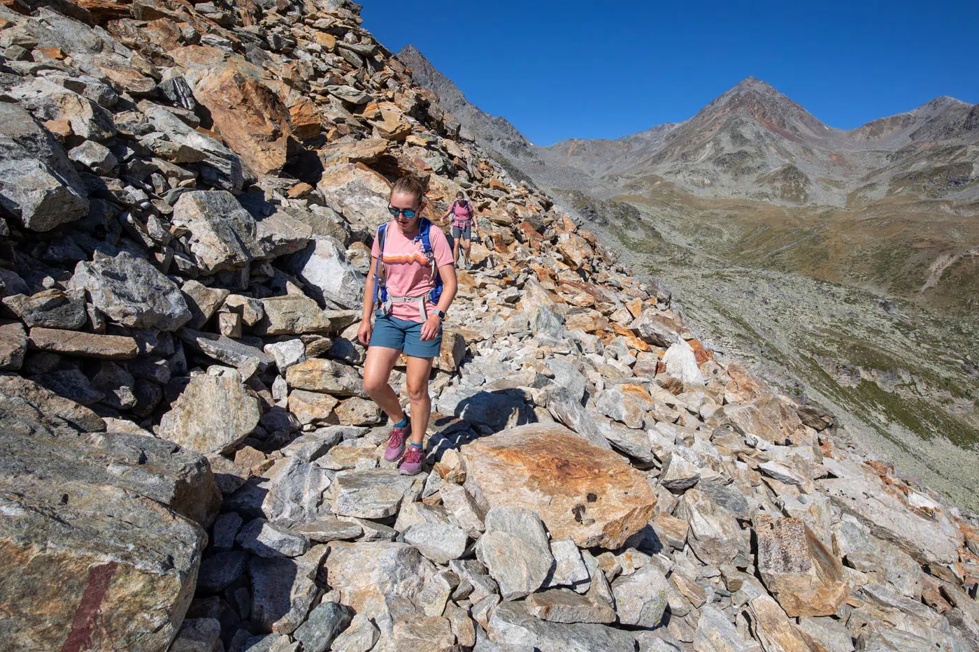 Trail on Haute Route Stage 12