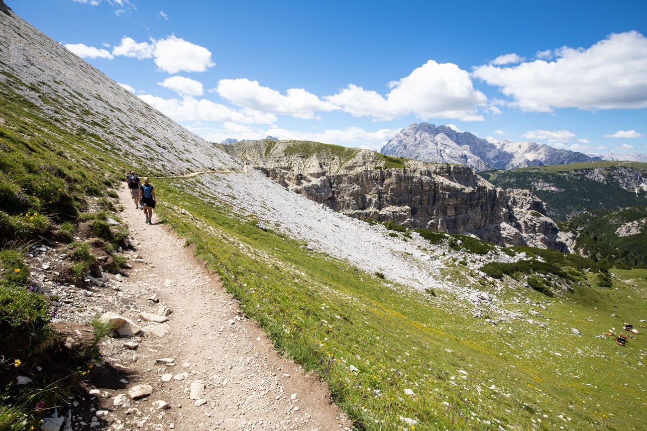 Trail to Forcella del Col de Mezzo