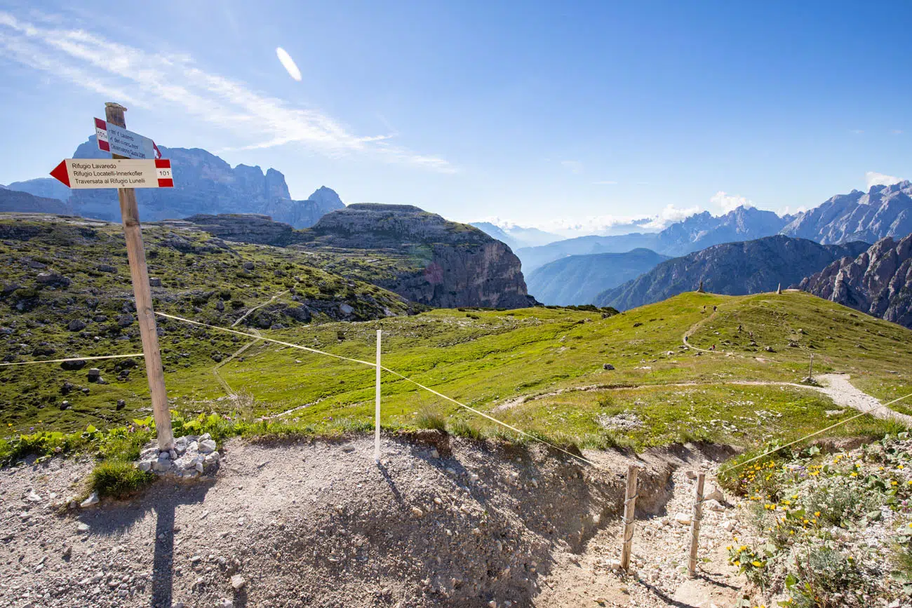 Tre Cime Detour Trail