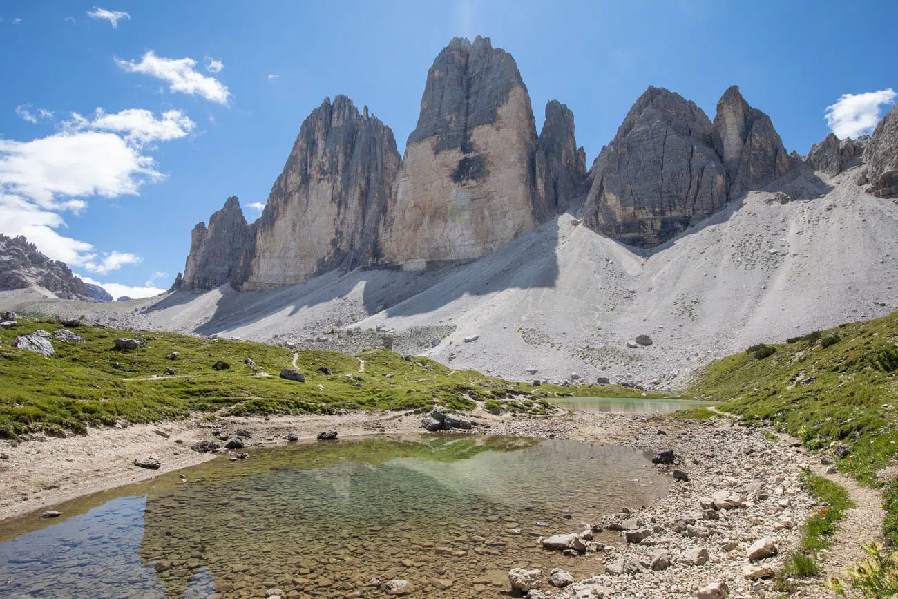 Tre Cime Reflecting Pond