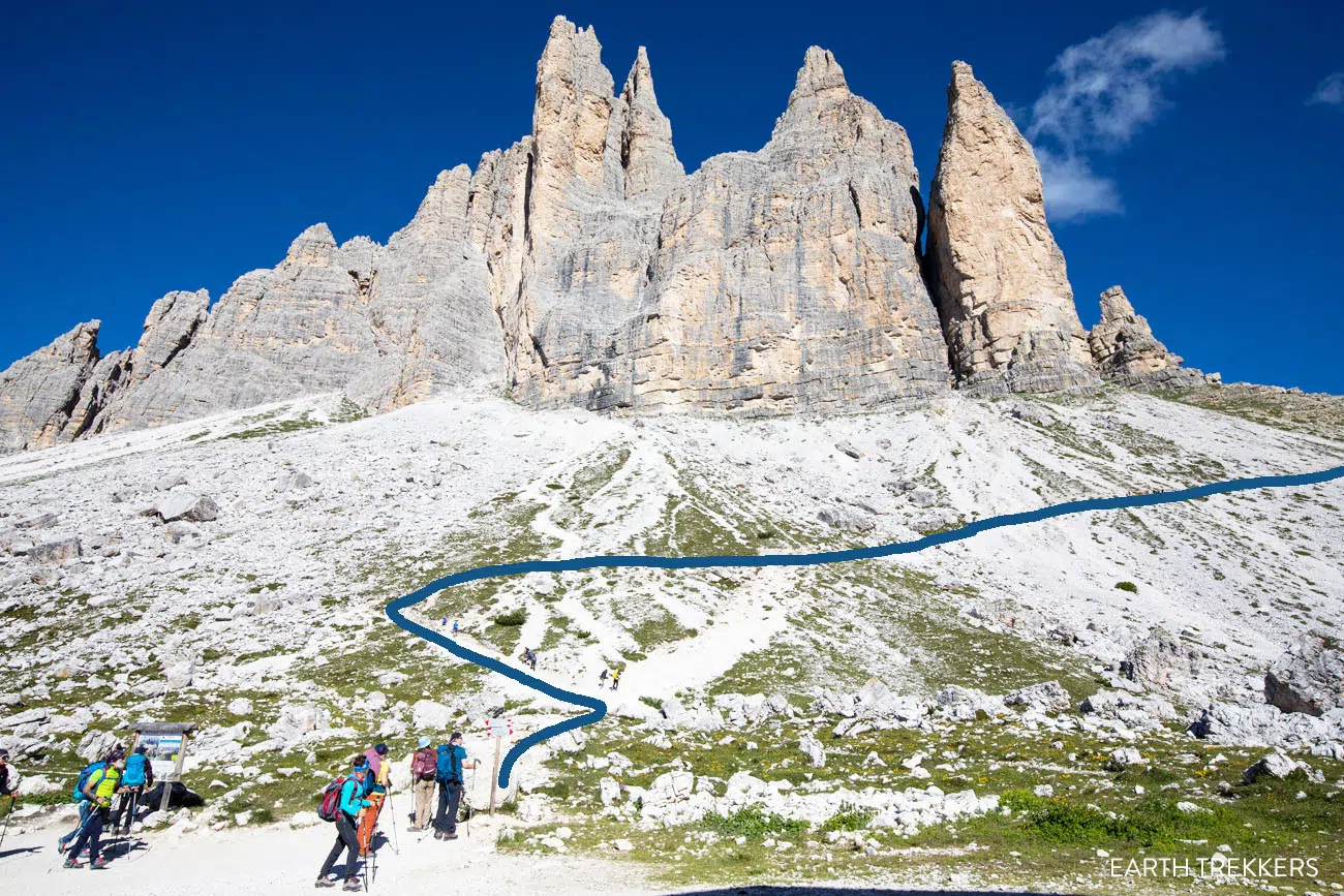 Upper Trail | Tre Cime di Lavaredo Hike