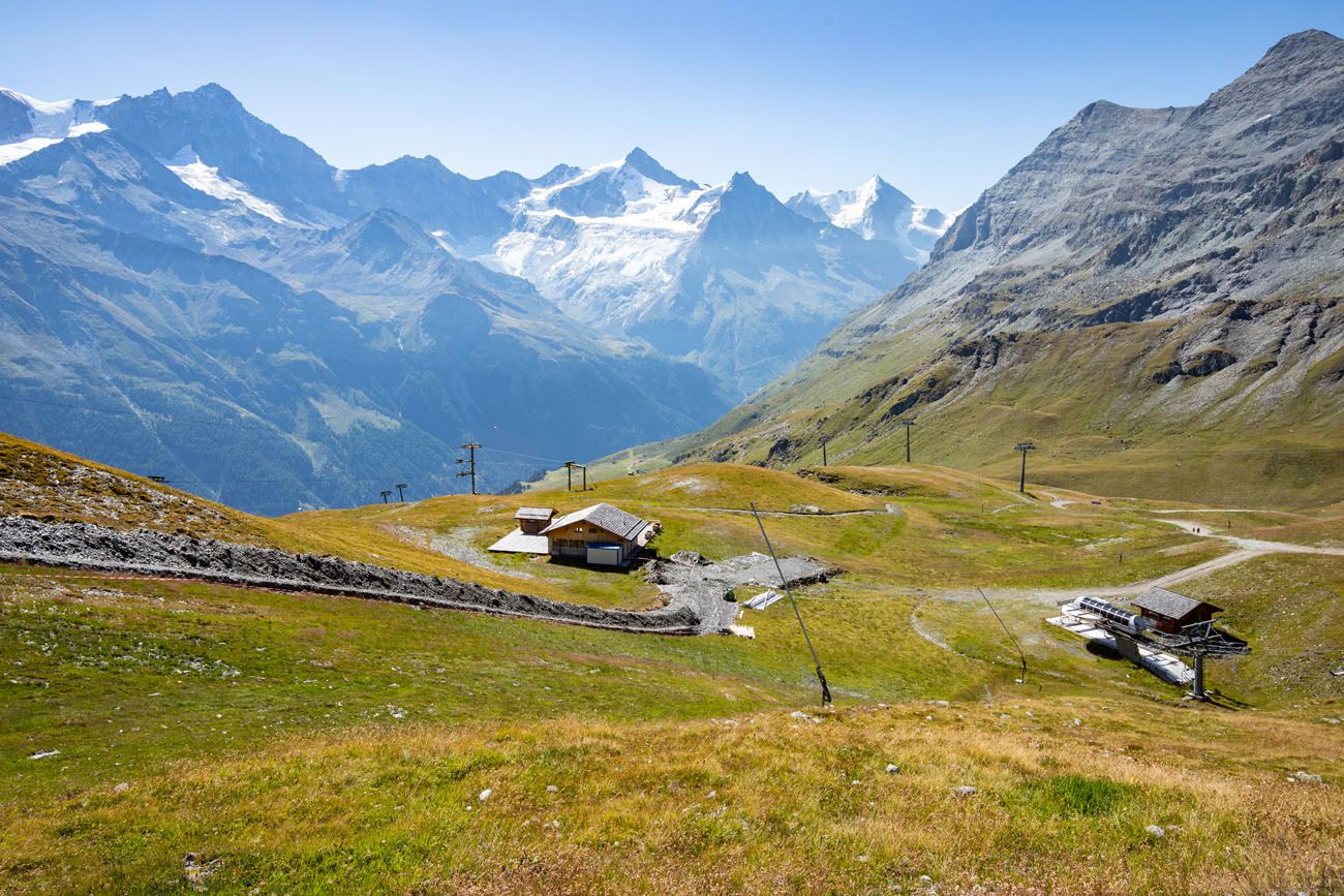 Zinal Ski Resort in Summer