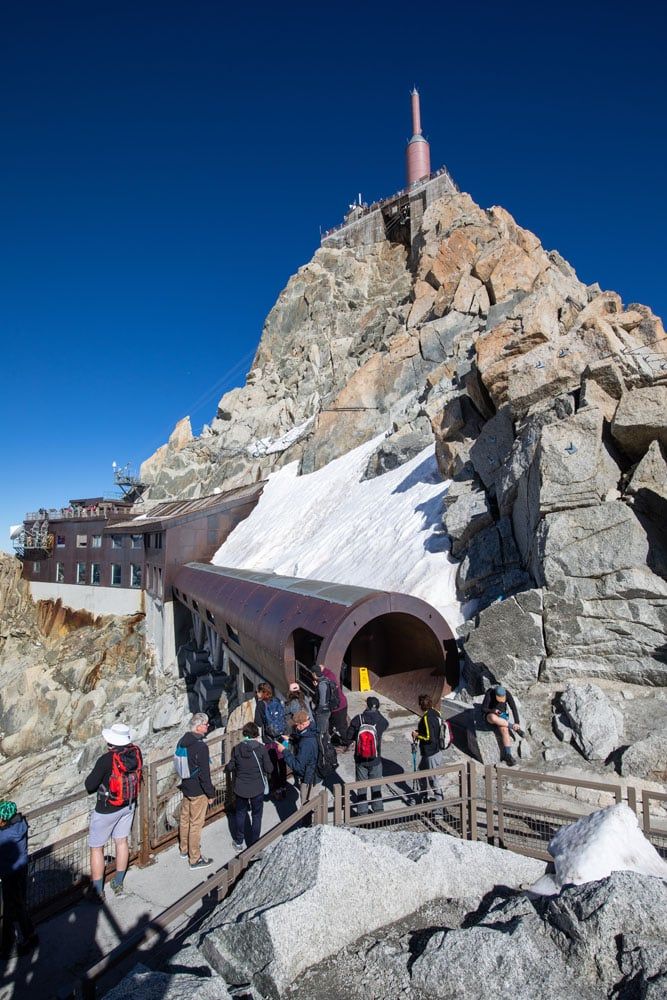 Aiguille du Midi in July