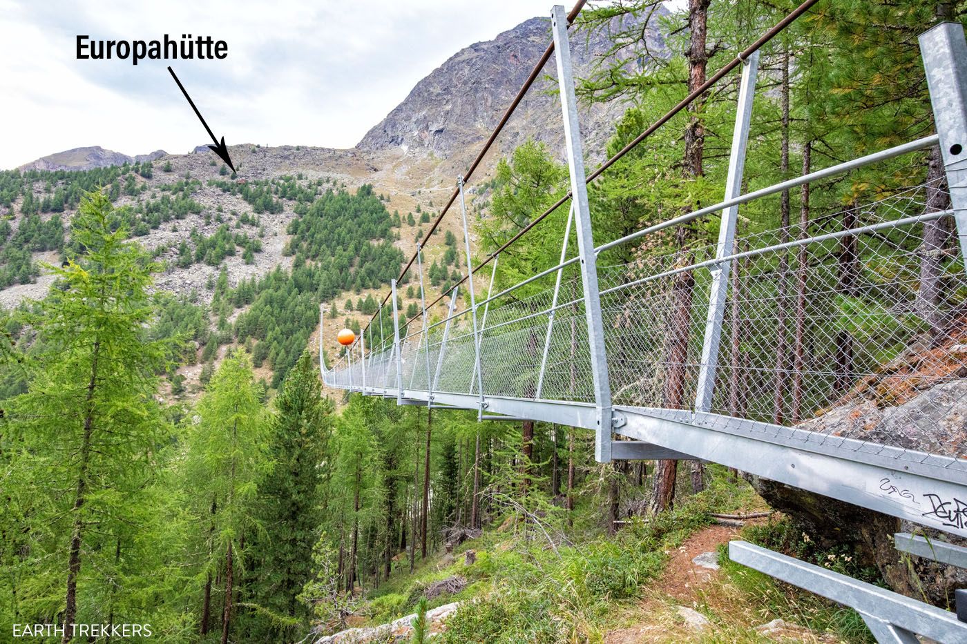 Charles Kuonen Suspension Bridge Europahutte