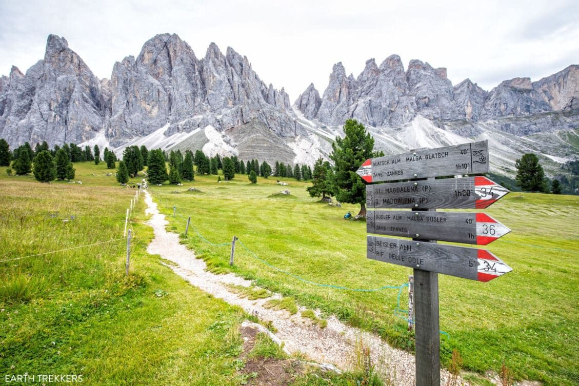 Geisel Aumalen How to Hike the Adolf Munkel Weg to Geisler Alm – Earth Trekkers
