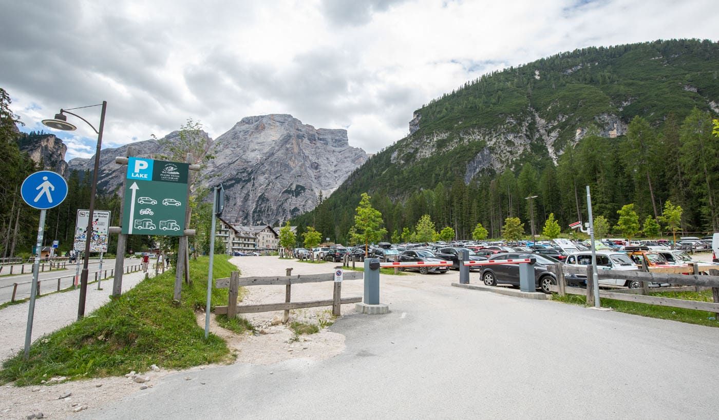 Lago di Braies Parking