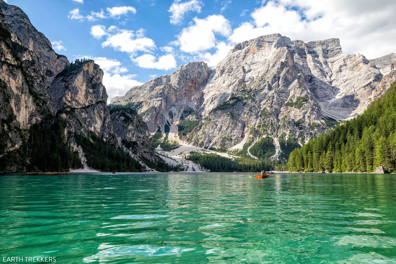 Lago di Braies in July