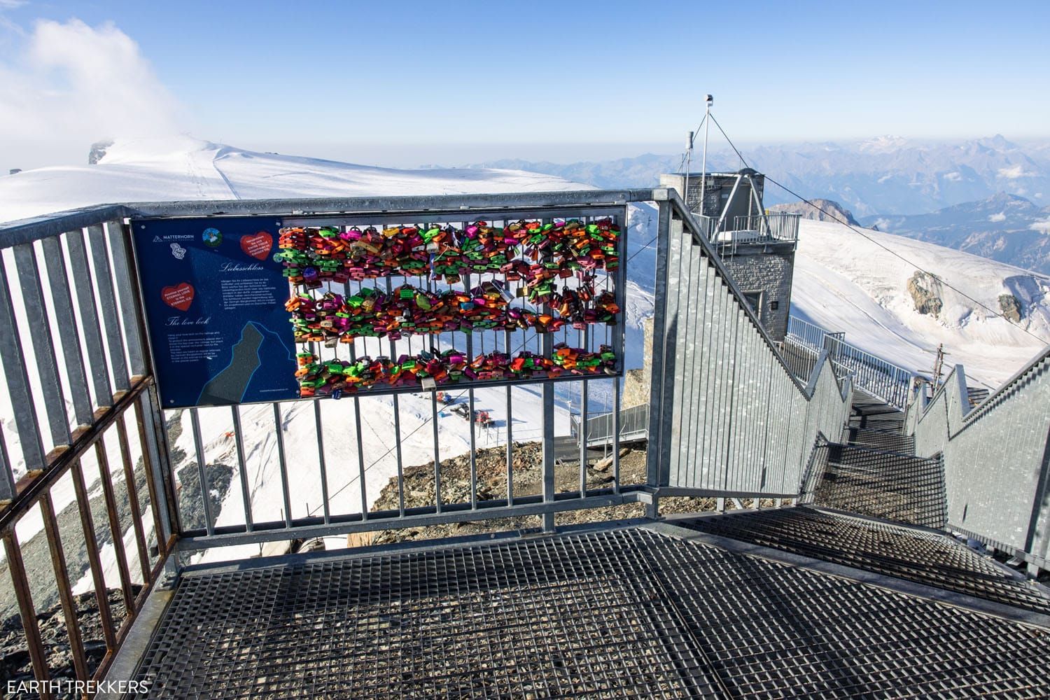 Matterhorn Glacier Paradise Love Locks