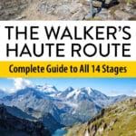Walkers Haute Route Guide Itinerary
