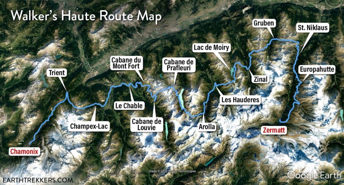 Walker’s Haute Route Stages An Overview of All 14 Stages Earth Trekkers