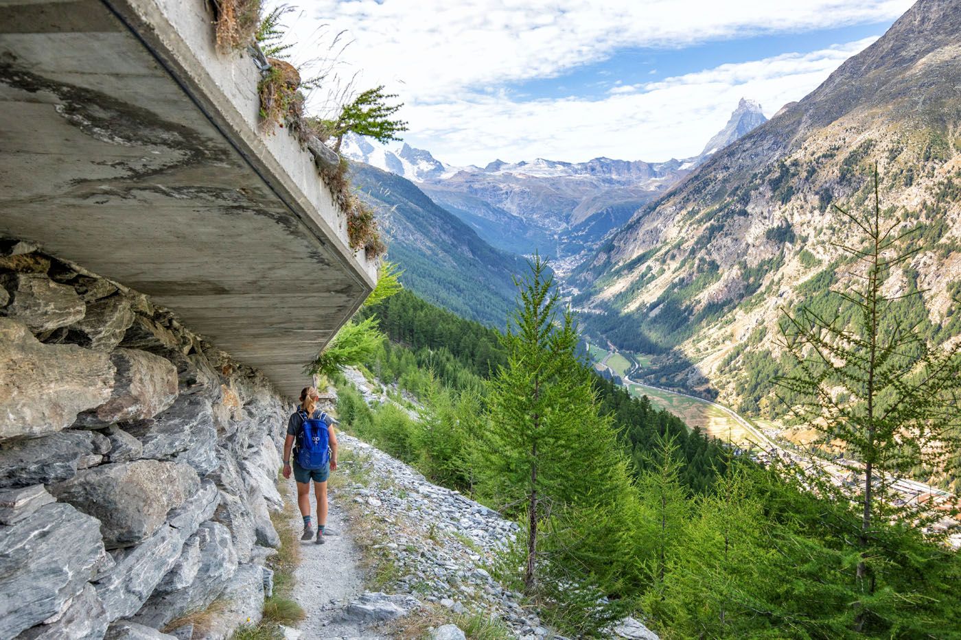 Walkers Haute Route Rockfall Protection