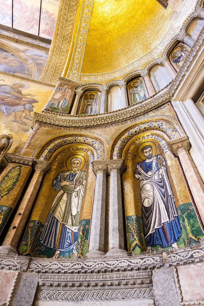 Inside St Marks Basilica