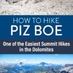 Piz Boe Hike Dolomites Italy