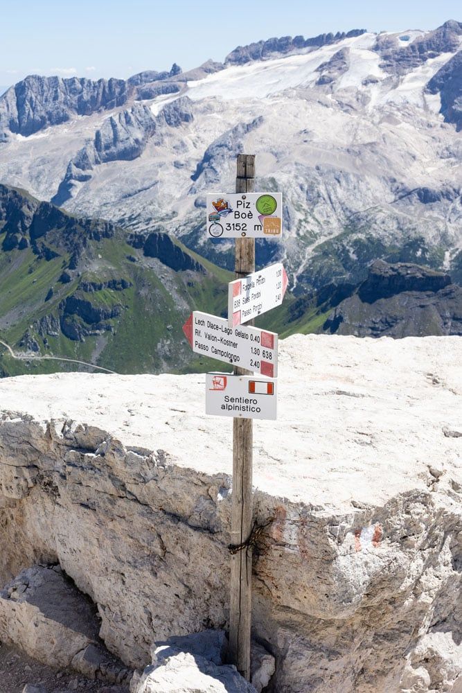 Piz Boe Summit