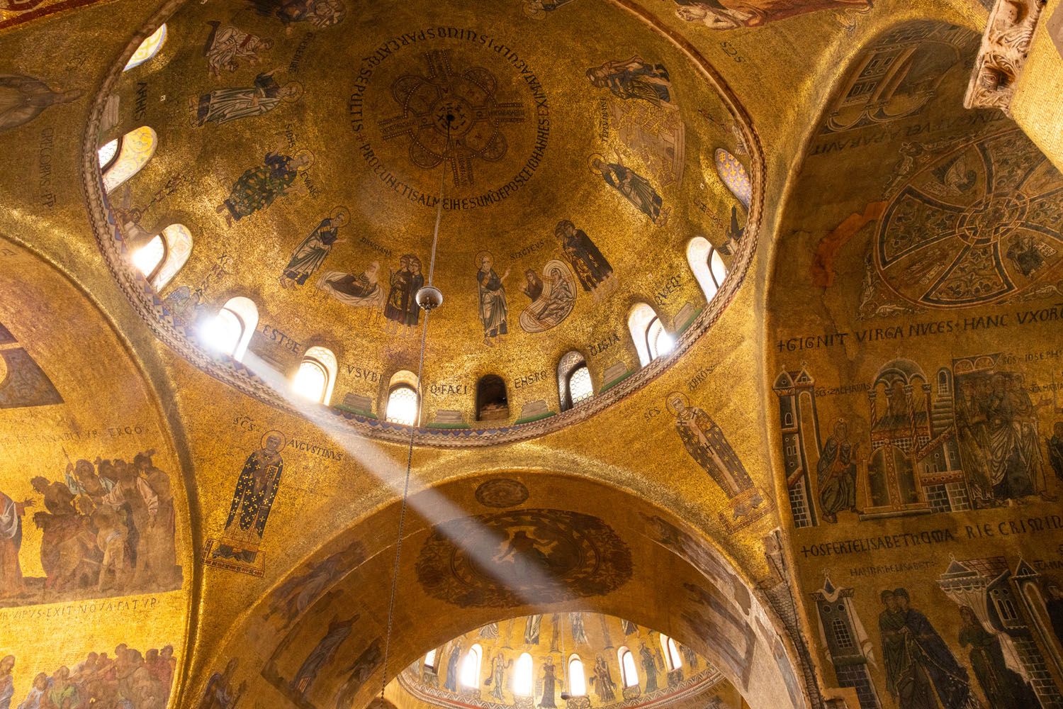 Saint Marks Basilica Ceiling Light Beams