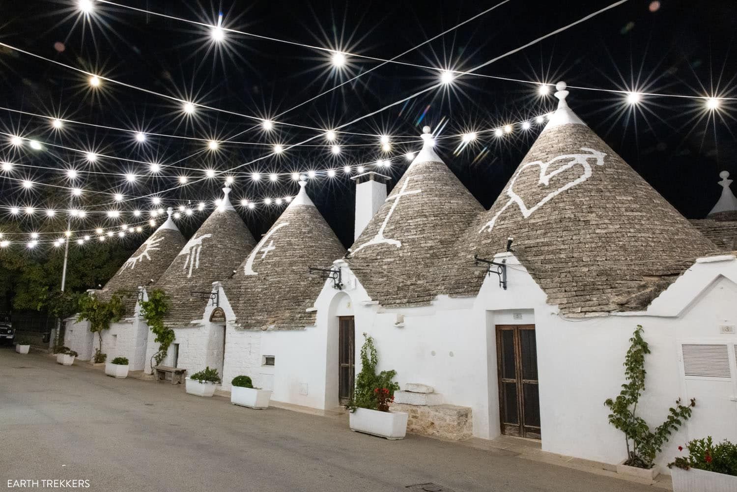 Alberobello at Night | Southern Italy Itinerary