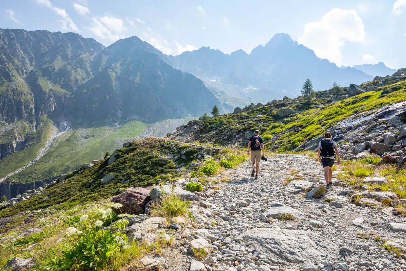 Argentiere Hike Gravel Trail