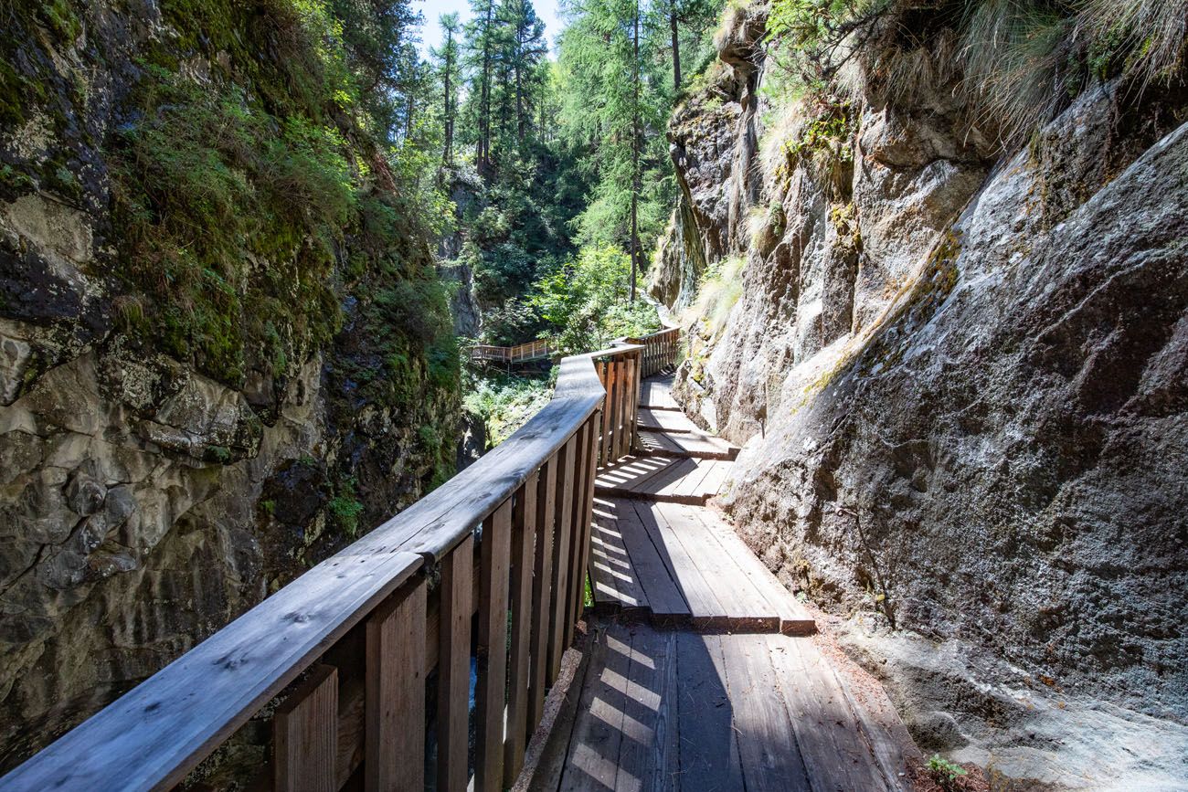 Gorner Gorge Boardwalk