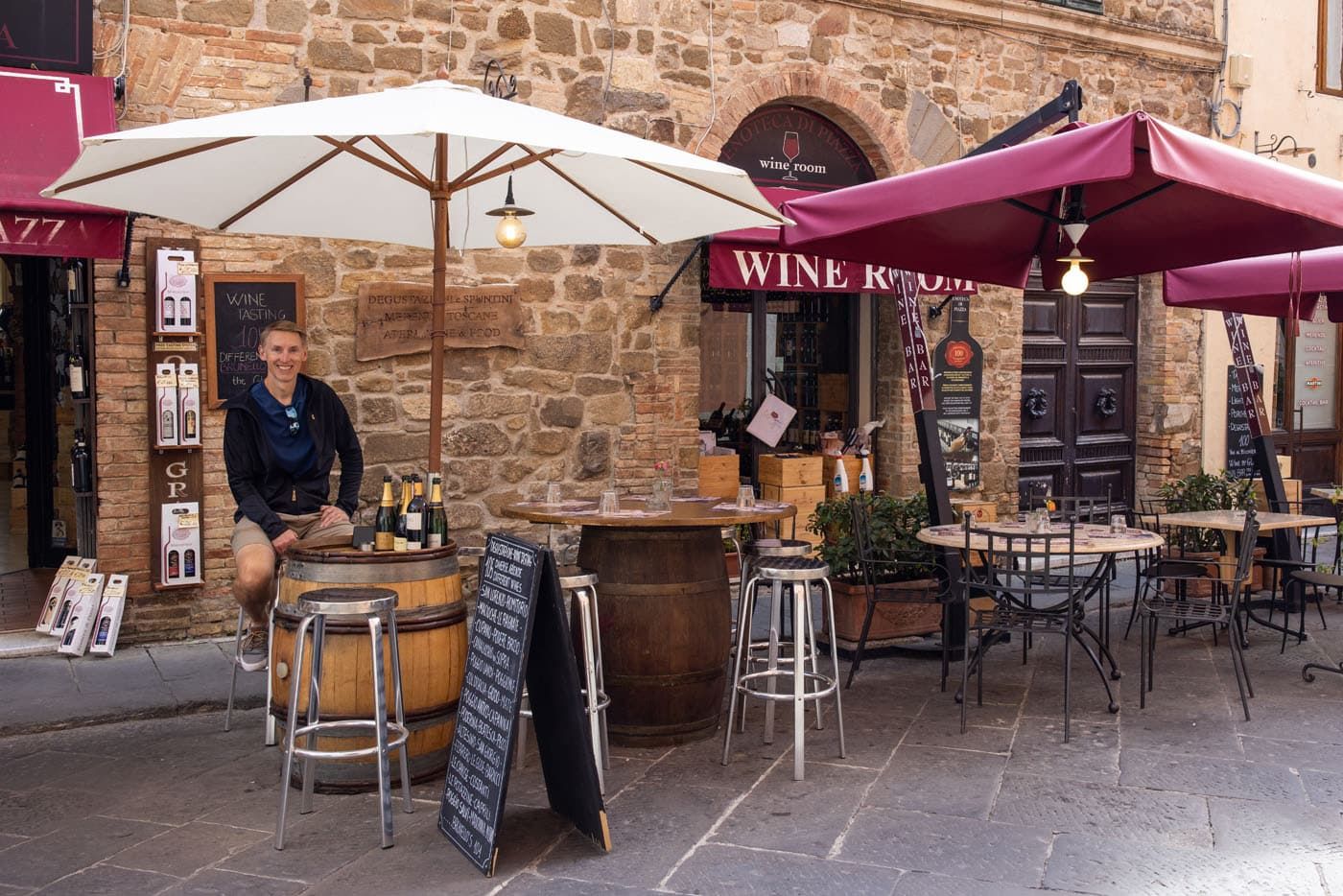 Tim in Montalcino