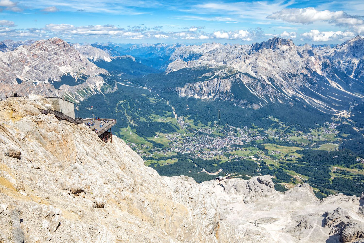 View Tofana di Mezzo Trail | Freccia nel Cielo cable car to Cima Tofana and Tofana di Mezzo