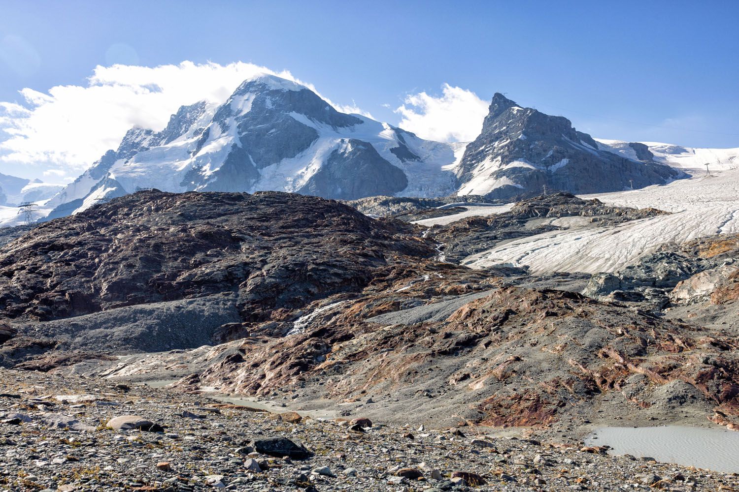 Breithorn and Klein Matterhorn