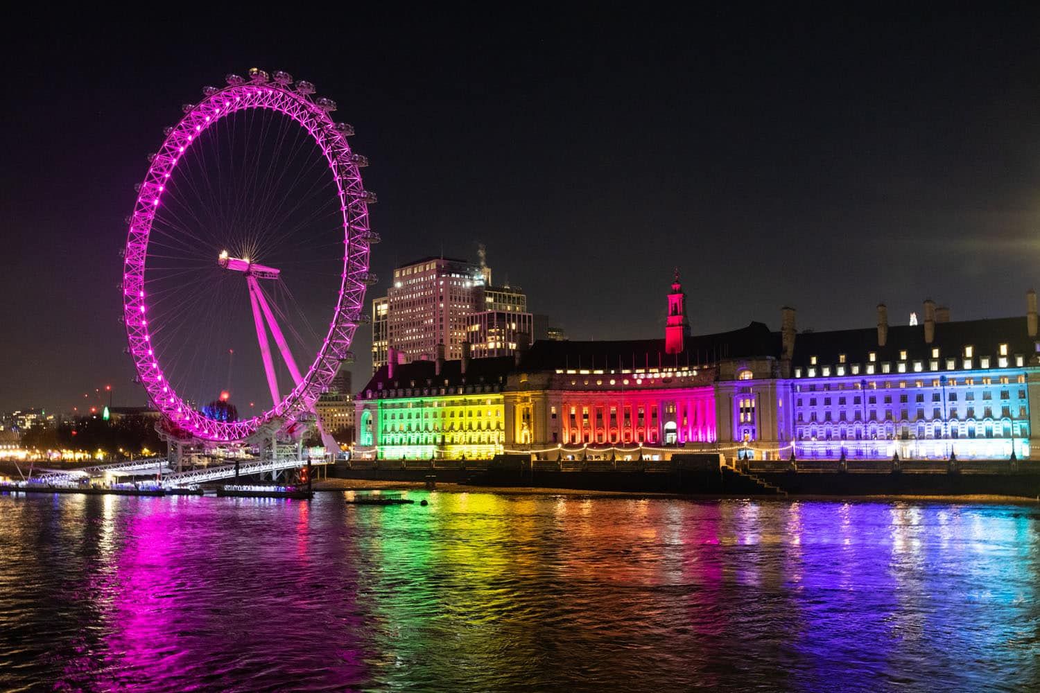 London Eye Christmas | London Christmas Lights