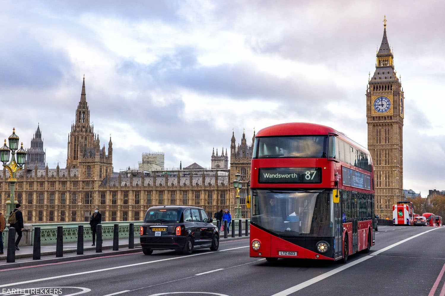 Westminster Bridge London | London Christmas Itinerary