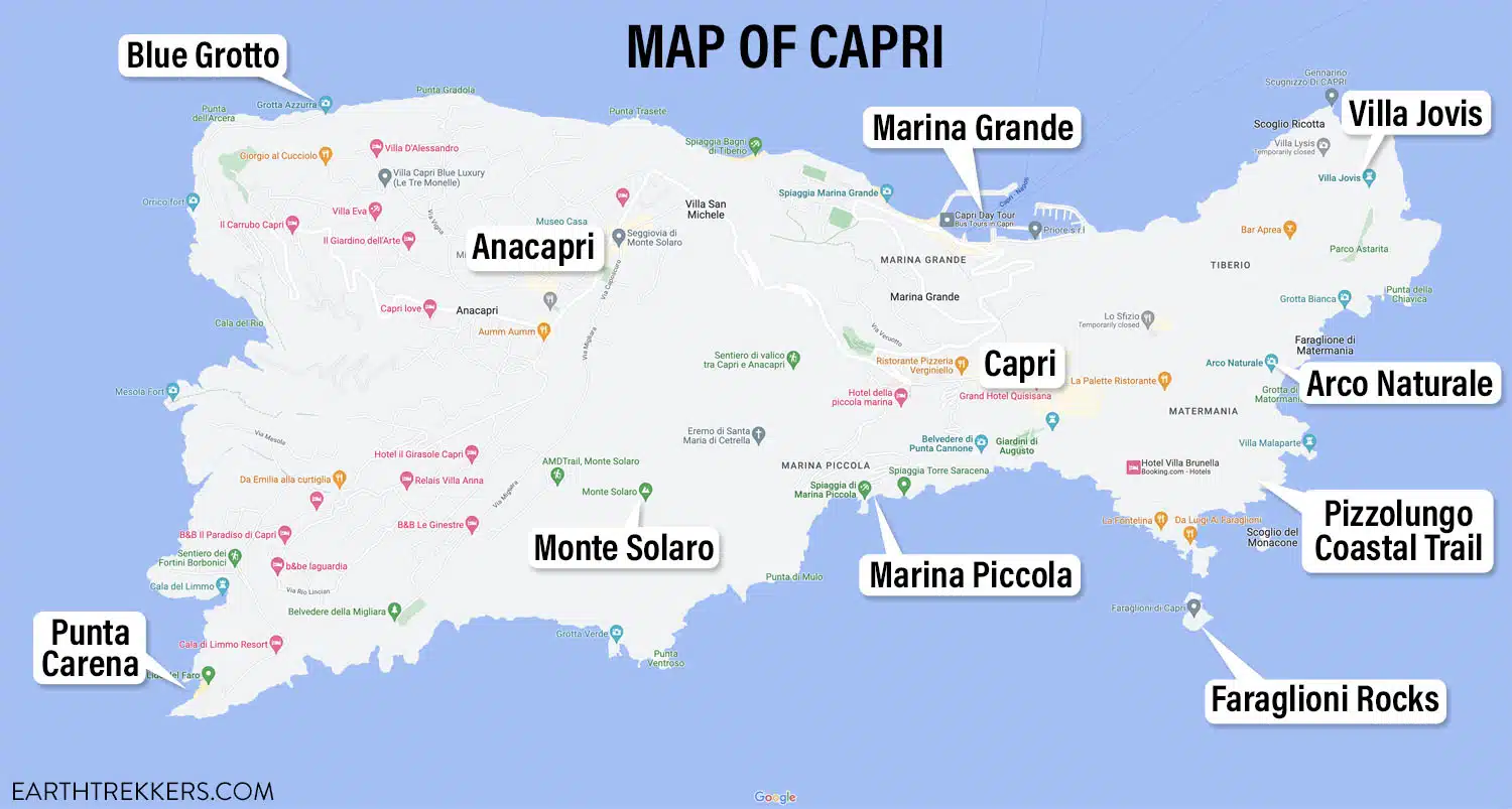 Capri Map