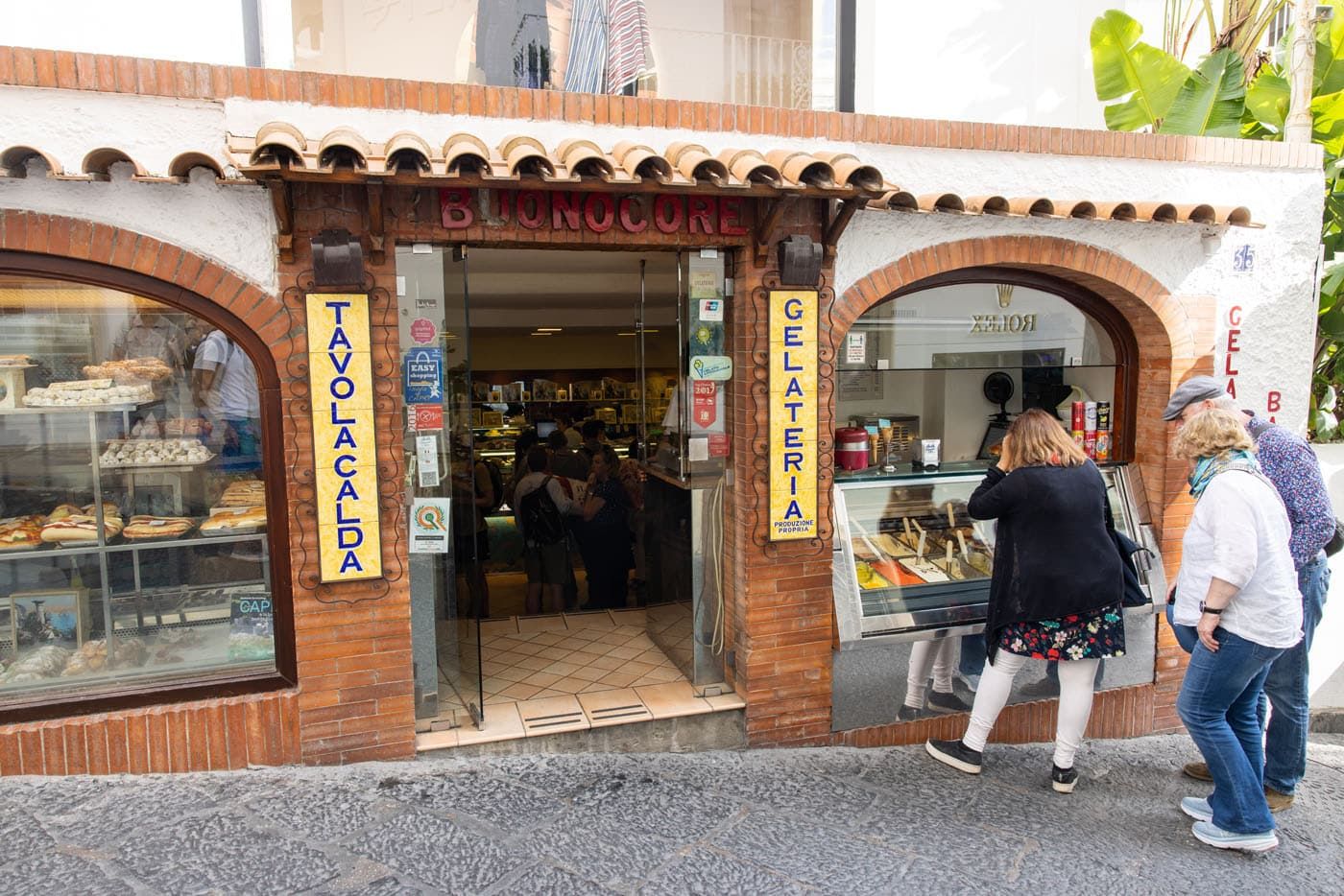 Gelato in Capri