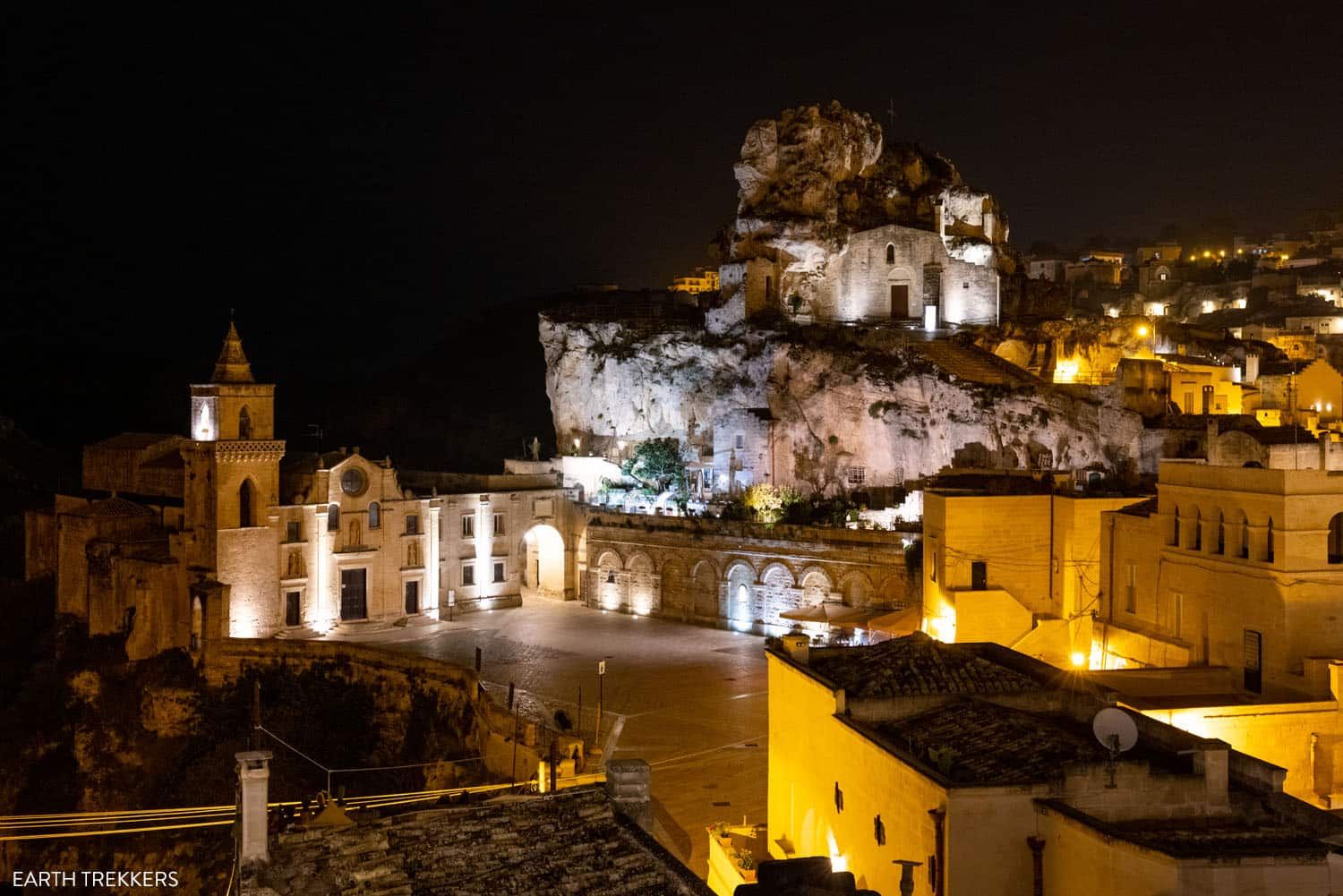 Matera at Night Photo