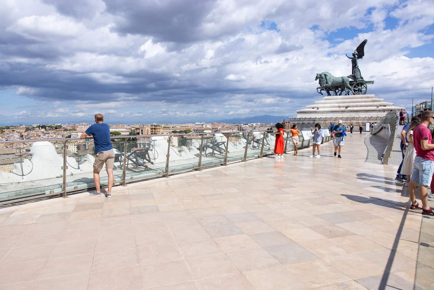 Top of the Altar of the Fatherland | Best things to do in Rome