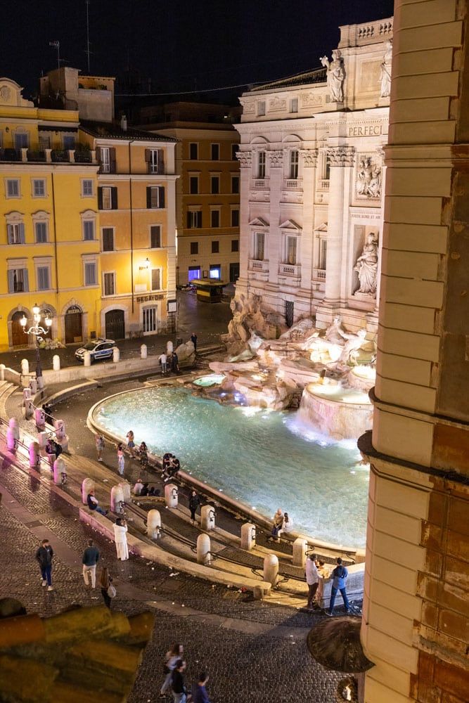 Trevi Fountain View | Best Rooftop Bars in Rome