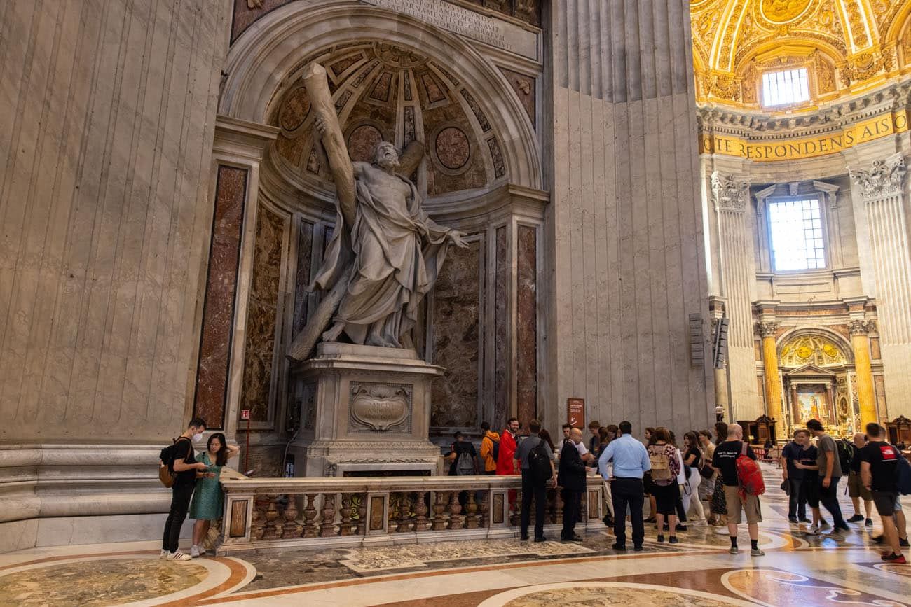 Vatican Grottoes Entrance