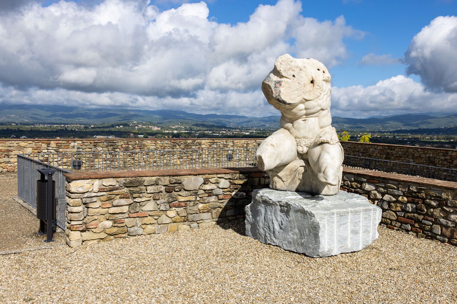 Arezzo Fortress Statue