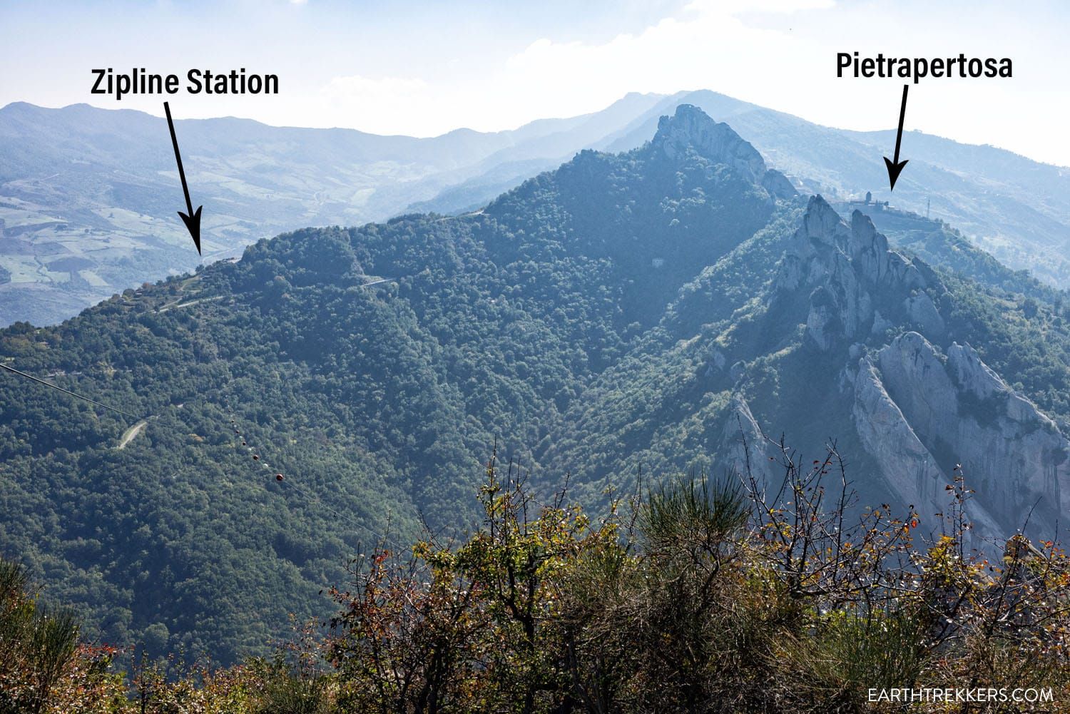 Castelmezzano Pietrapertosa Zipline Photo