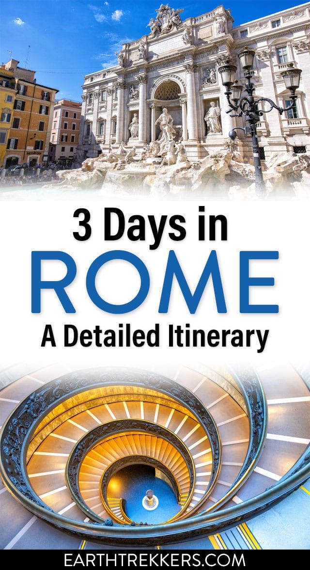 3 Days in Rome Italy Itinerary