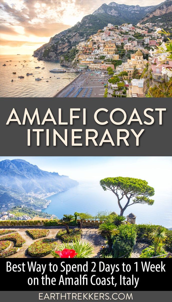 Amalfi Coast Itinerary Italy