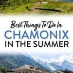 Things to Do in Chamonix France Summer