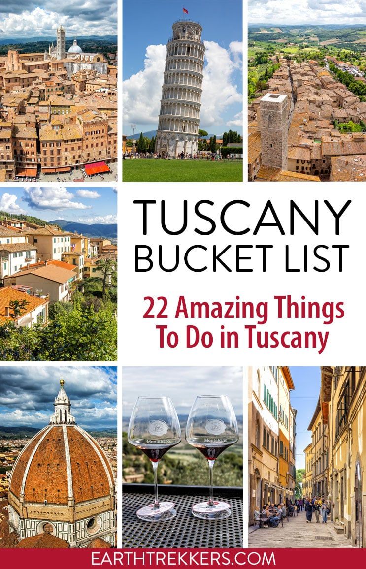 Tuscany Bucket List Italy