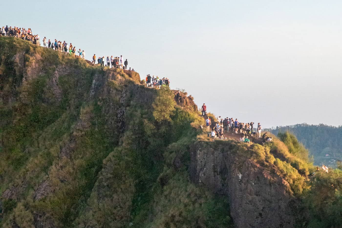 Hikers on Mount Batur