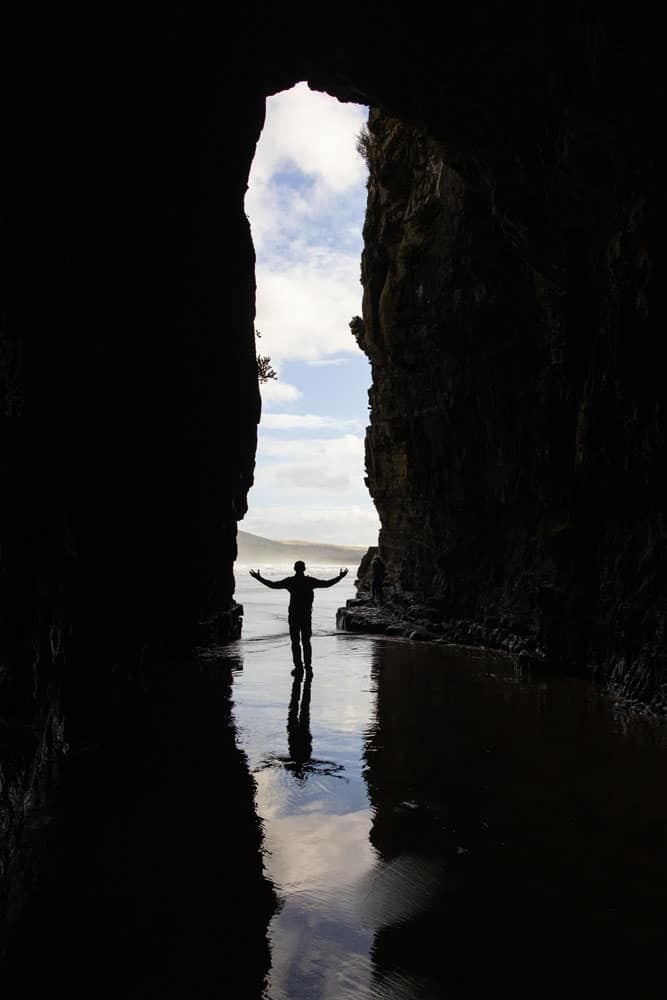 Tim in Cathedral Cave