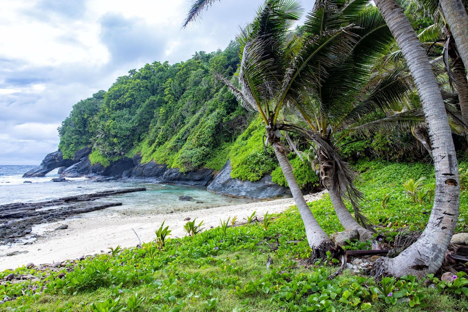 Aunuu Island Beach American Samoa